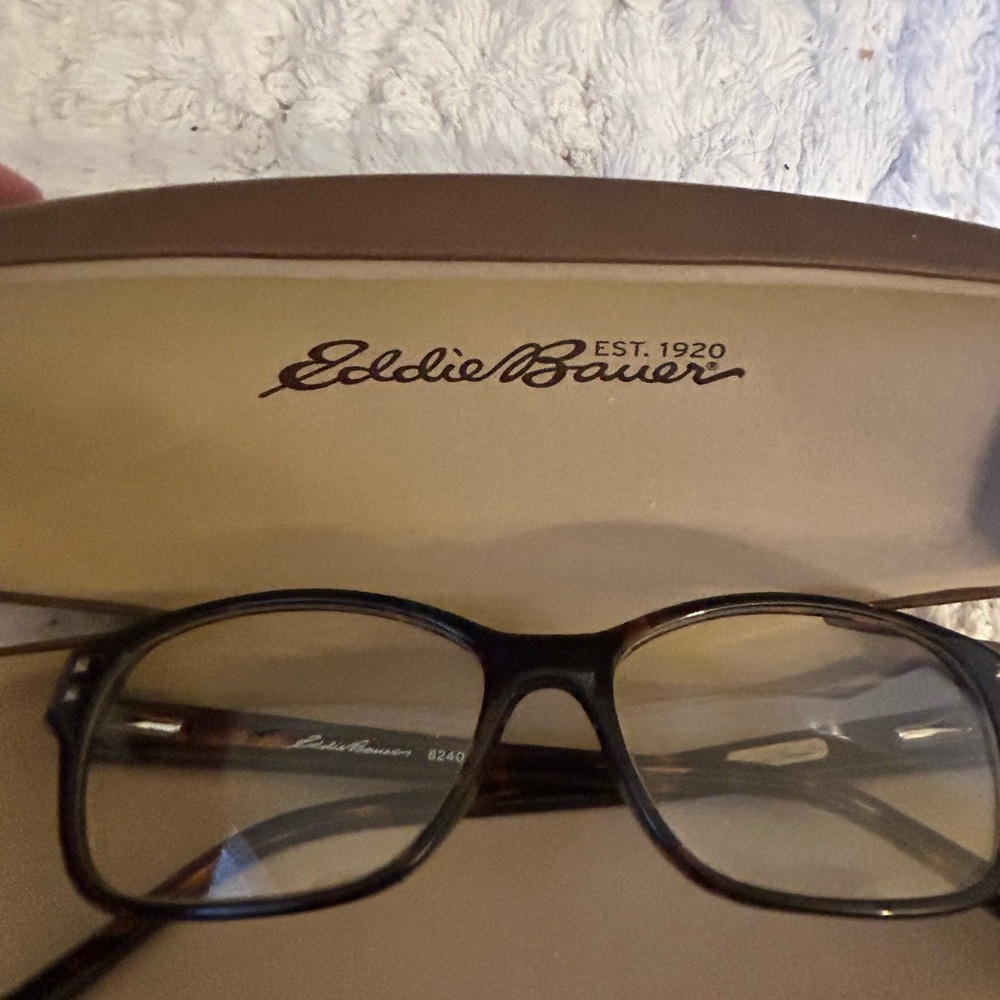 Eddie Bauer eyeglasses - prescription.  Never been worn.  Brand new with case.